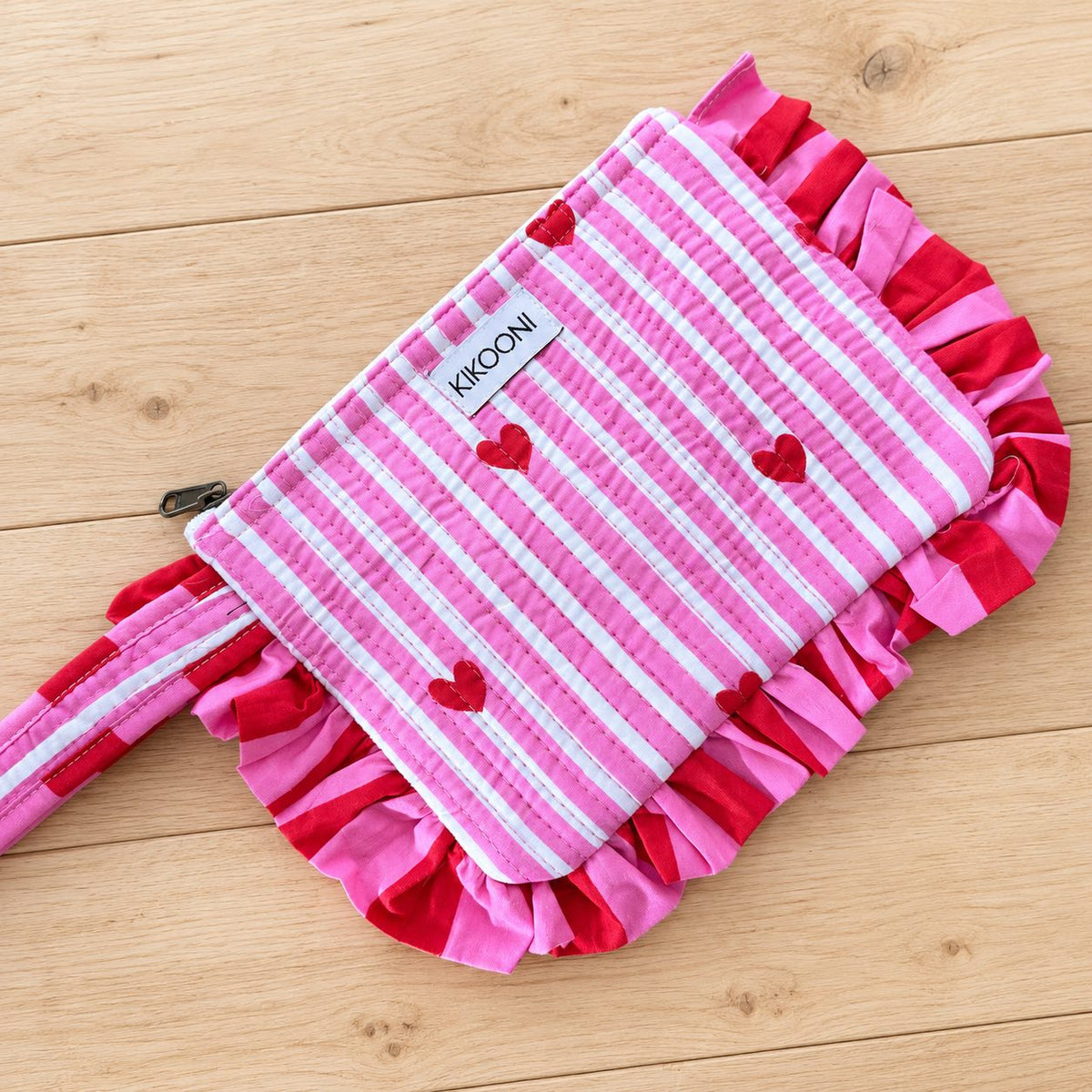 KIKOONI Cutiebag "Hearts & Ruffles"