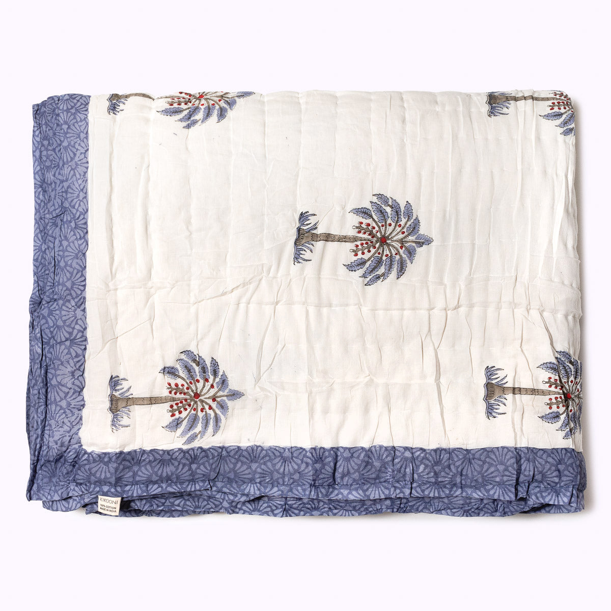 XXL Quilt "Palm Breeze" - King Size Überdecke (220 x 270 cm)