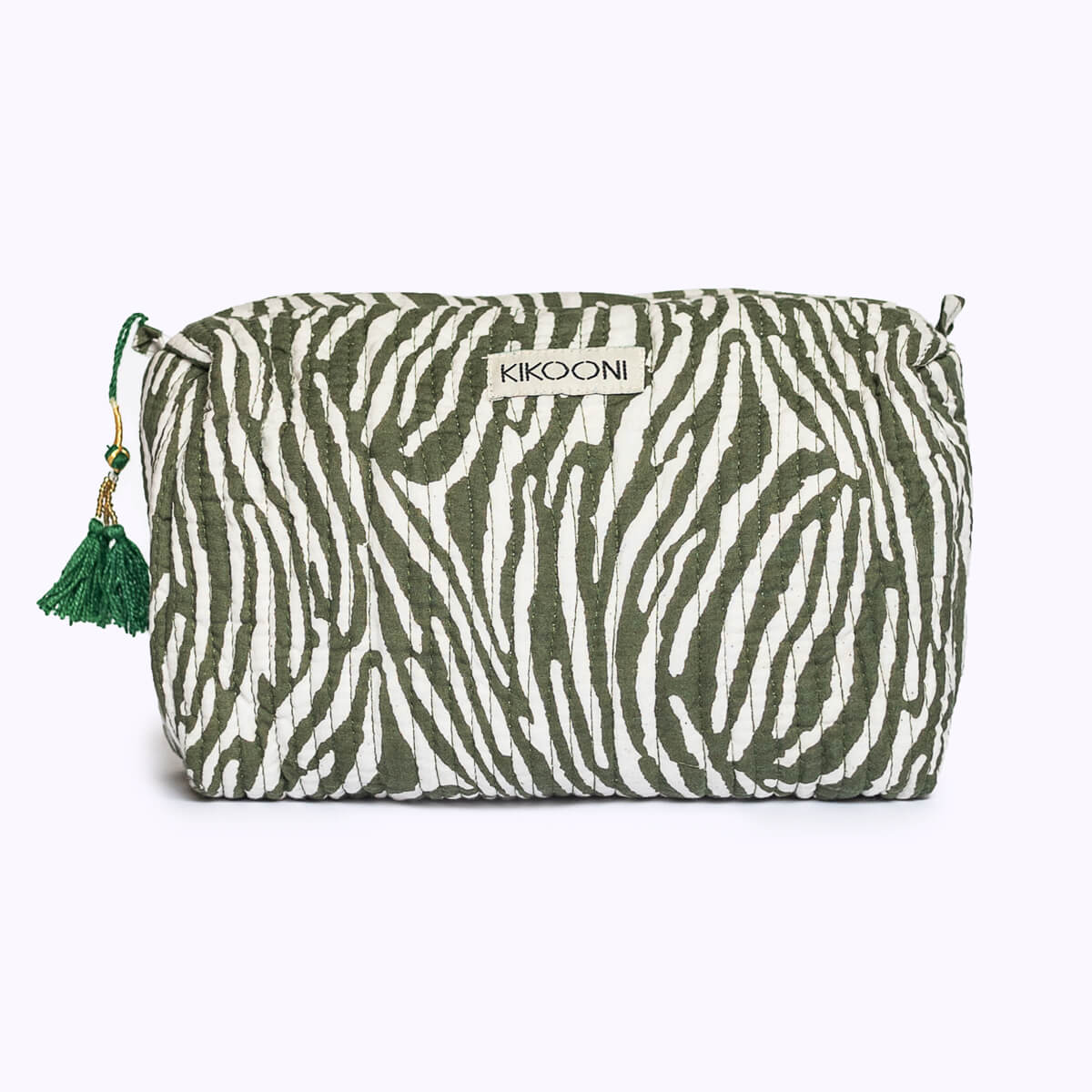 handmade cosmetic bag "Desert Zebra"