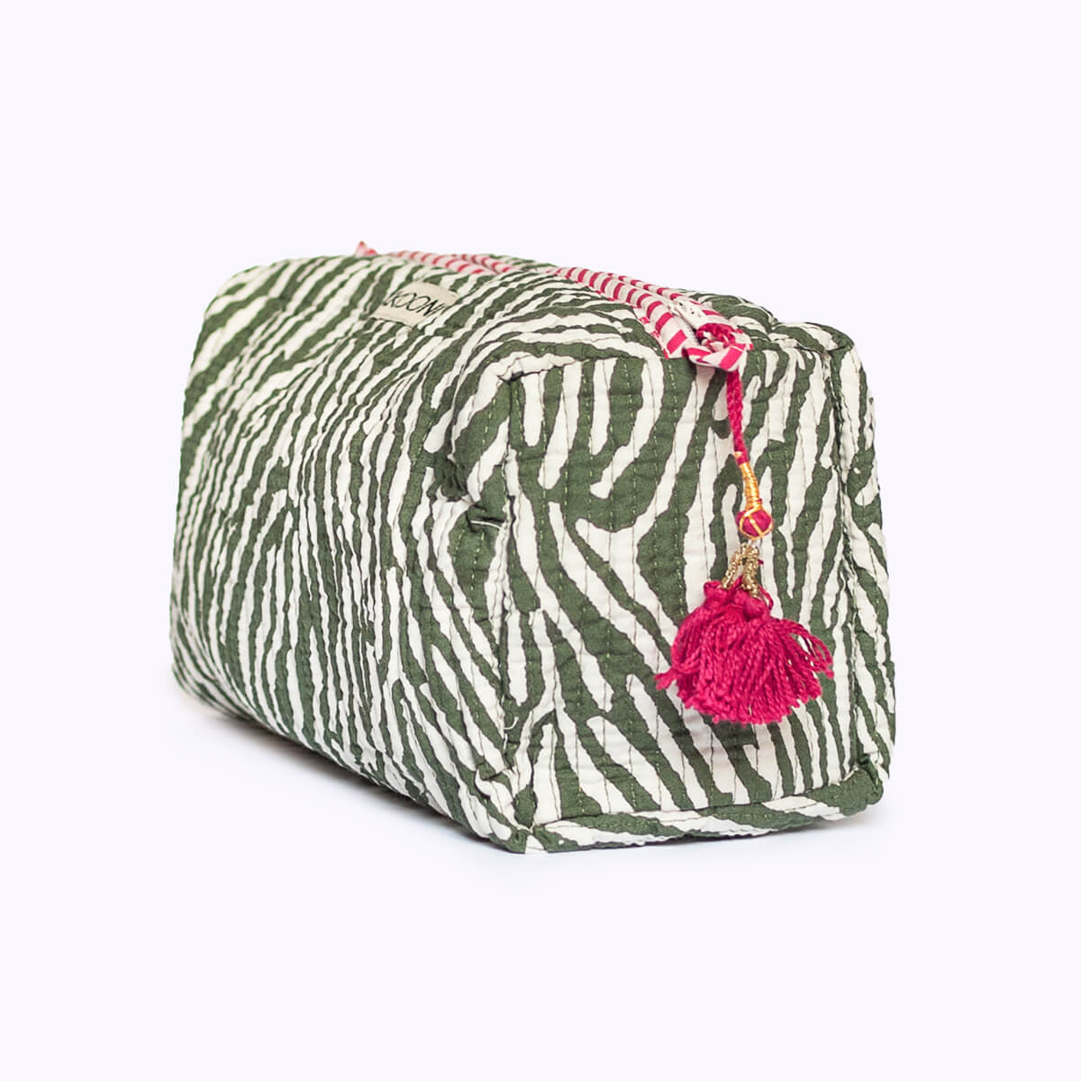 handmade cosmetic bag "Desert Zebra"