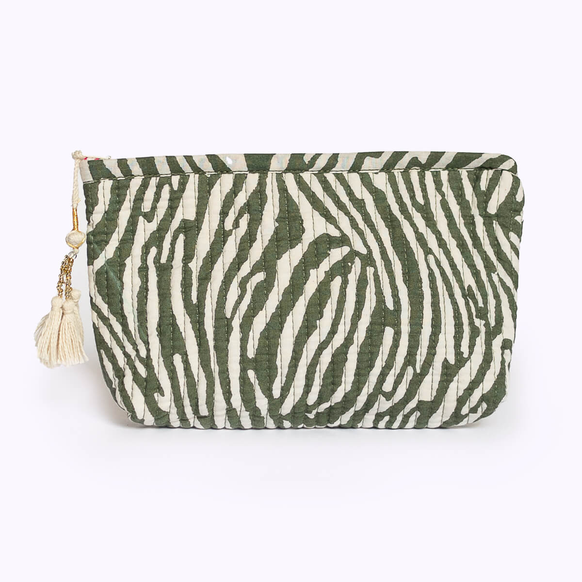 handmade mini bag "Desert Zebra"