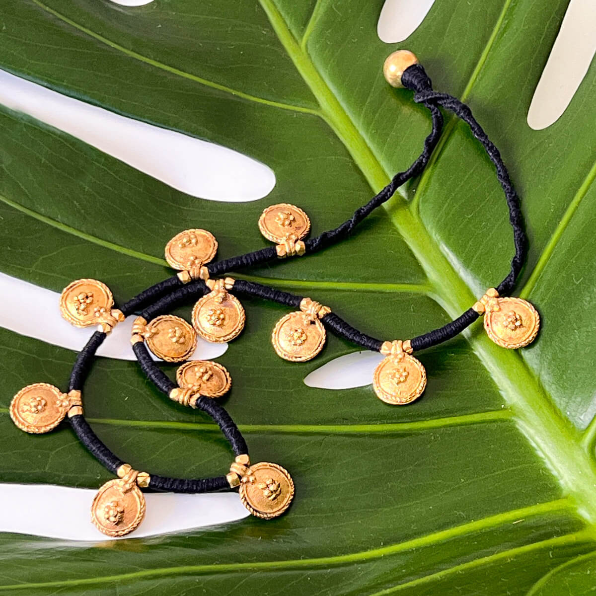 Dokra necklace "Shields"