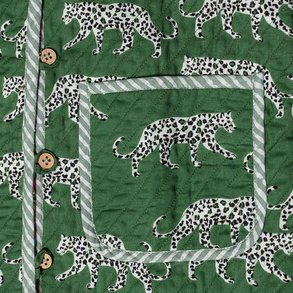 Leicht wattierte Baumwolljacke "Green Jungle"