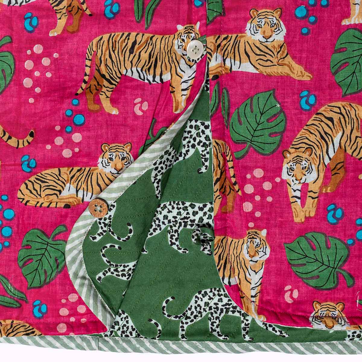 Leicht wattierte Baumwolljacke "Green Jungle"