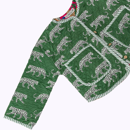 Leicht wattierte Baumwolljacke "Green Jungle" für Kinder