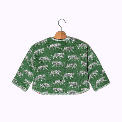 Leicht wattierte Baumwolljacke "Green Jungle" für Kinder