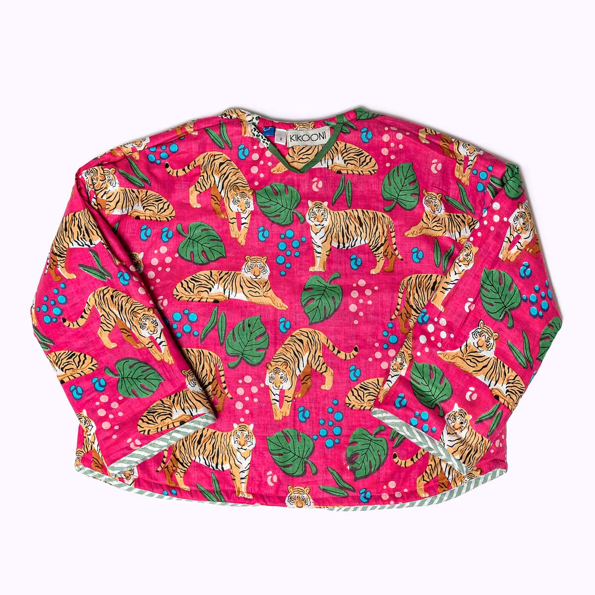 Leicht wattierte Baumwolljacke "Green Jungle" für Kinder