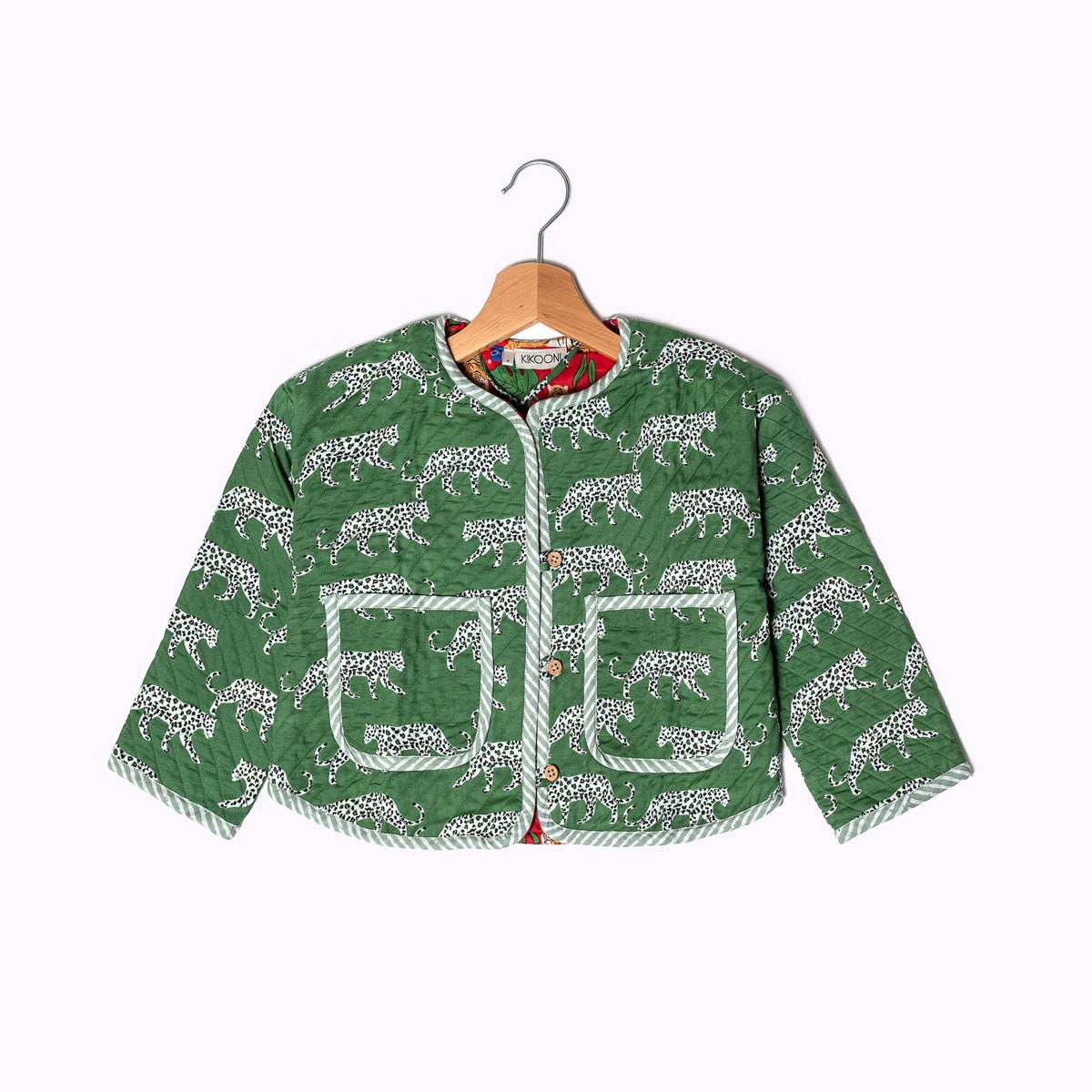 Leicht wattierte Baumwolljacke "Green Jungle" für Kinder