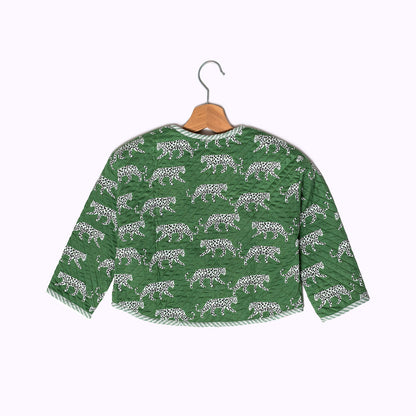Leicht wattierte Baumwolljacke "Green Jungle" für Kinder