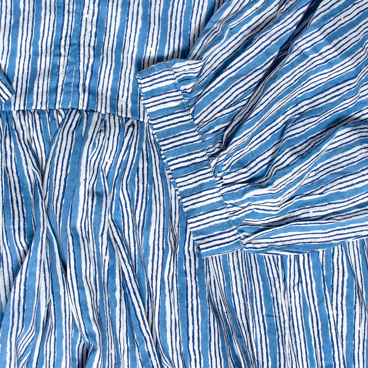 "Feel Good" cotton dress "Tide Lines"