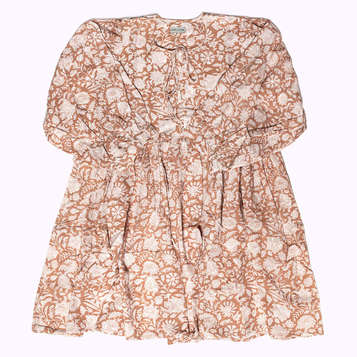 "Feel Good" cotton dress "SANDY BEACHES"