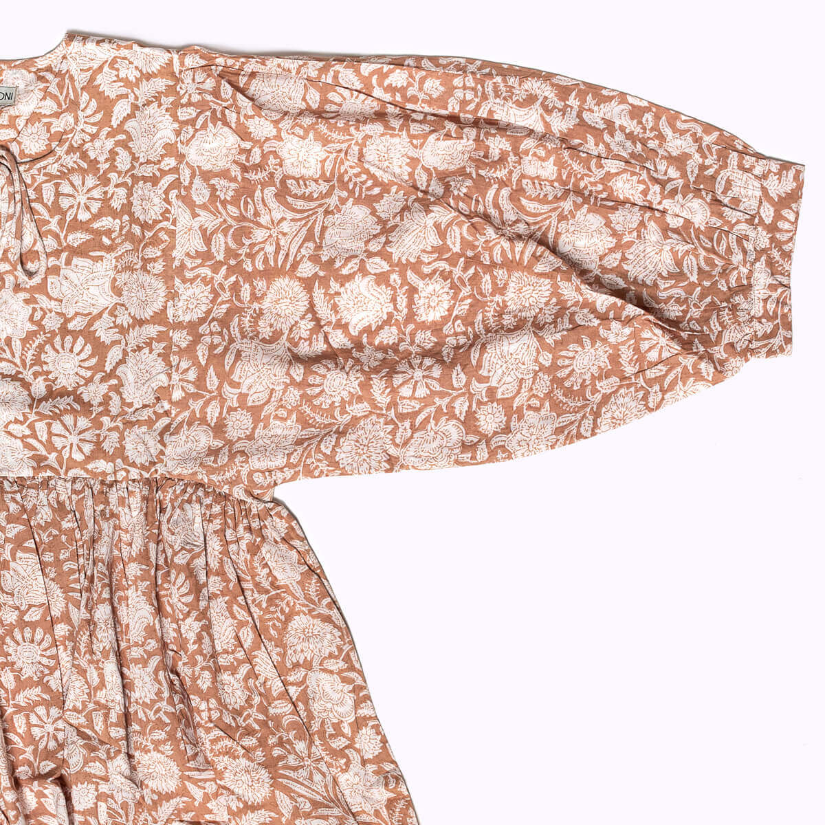 "Feel Good" cotton dress "SANDY BEACHES"