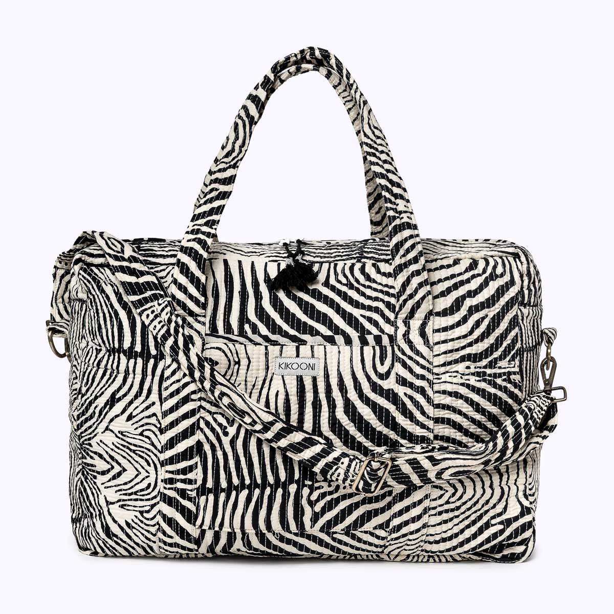 Große Reisetasche "Electric Zebra"