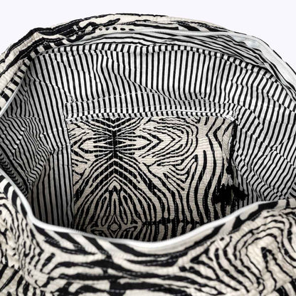 Große Reisetasche "Electric Zebra"