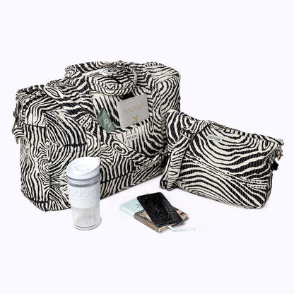 Große Reisetasche "Electric Zebra"