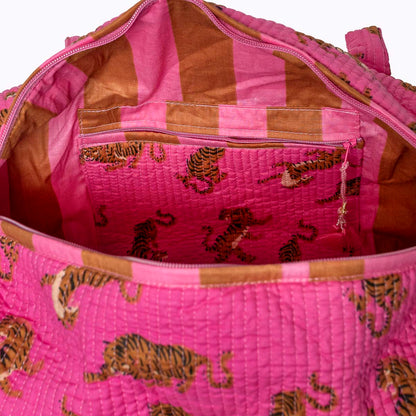 Handgemachte Baumwolltasche "Electric Tigress" 2