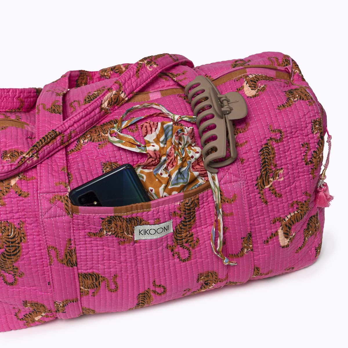 Handmade cotton bag "Electric Tigress" 2