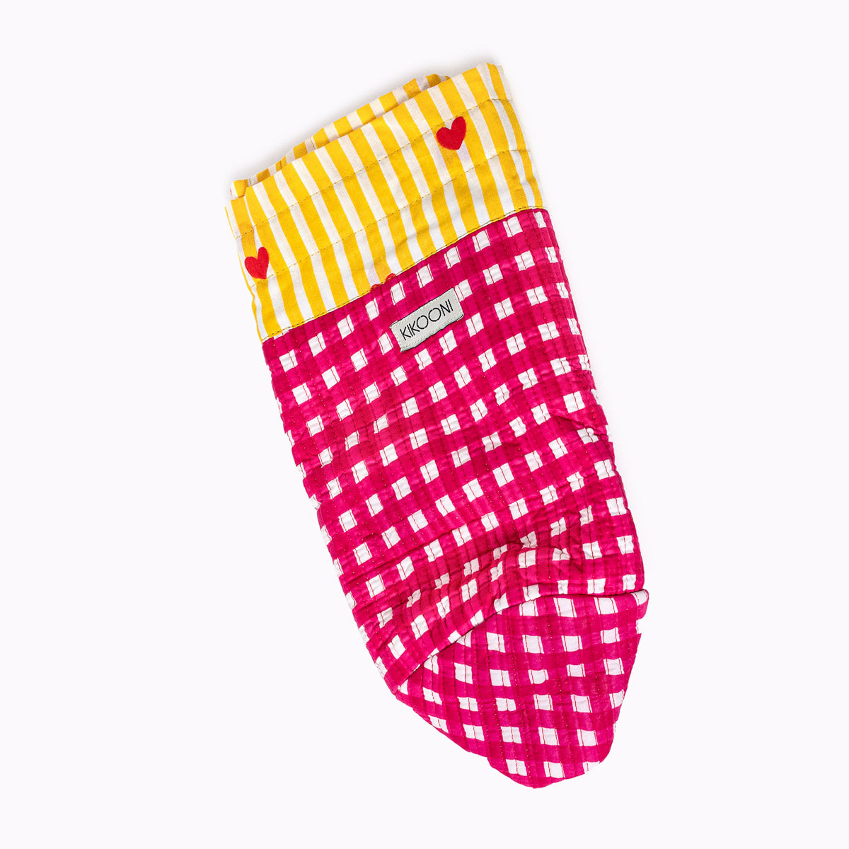 FUNBAG "Lovely Checks Pink" small