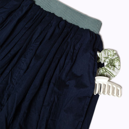 Langer Maxi Rock "midnight blue"