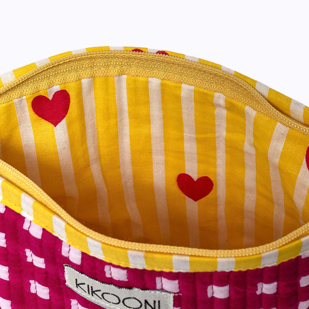 Mini Tasche "HAPPY CHECK" pink