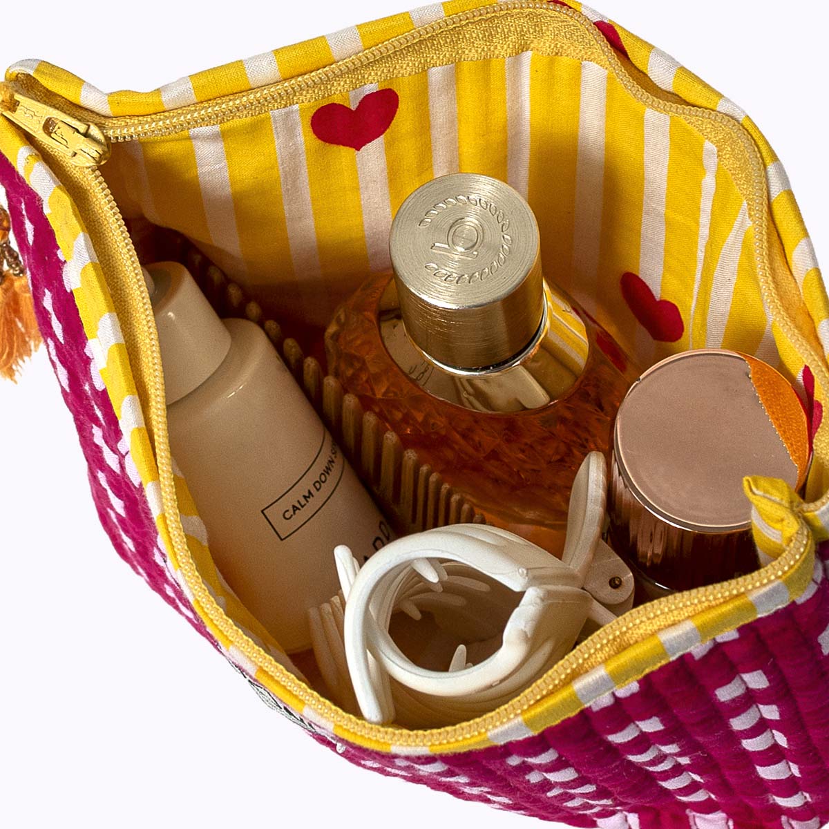 Mini Tasche "HAPPY CHECK" pink