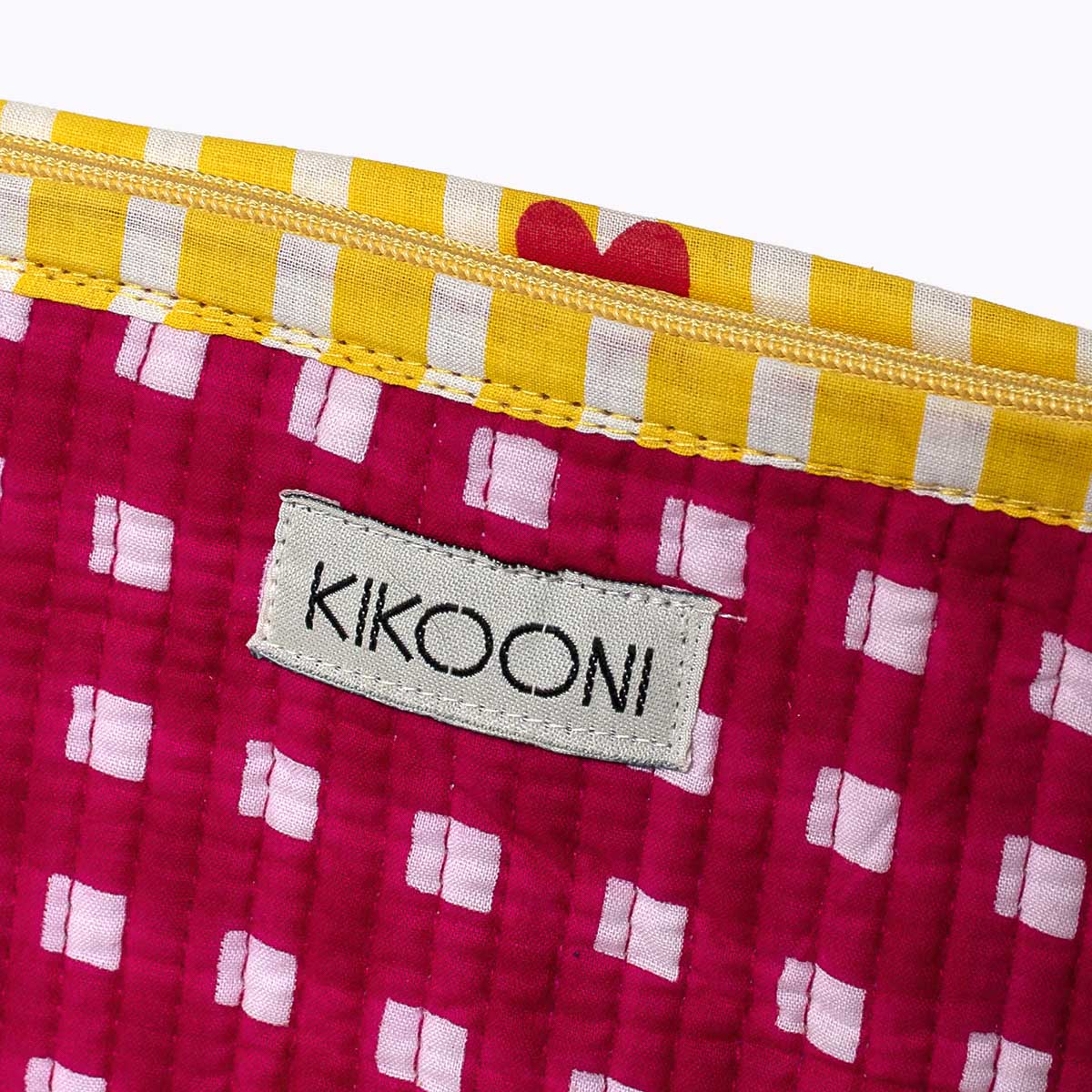 Mini Tasche "HAPPY CHECK" pink