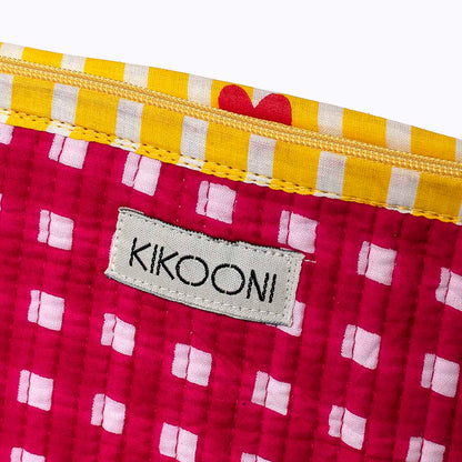 Mini Tasche "HAPPY CHECK" pink