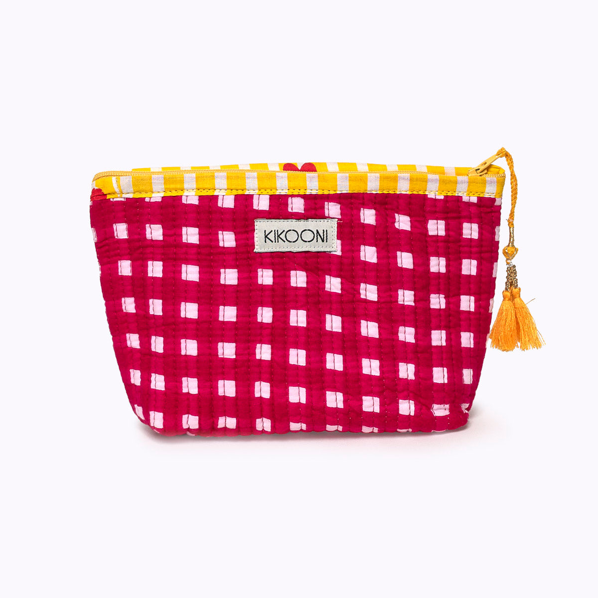 Mini Tasche "HAPPY CHECK" pink