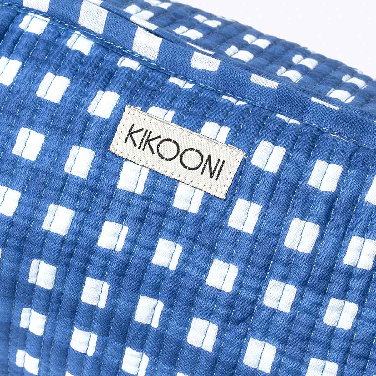 Kosmetiktasche "Happy Checks" blue
