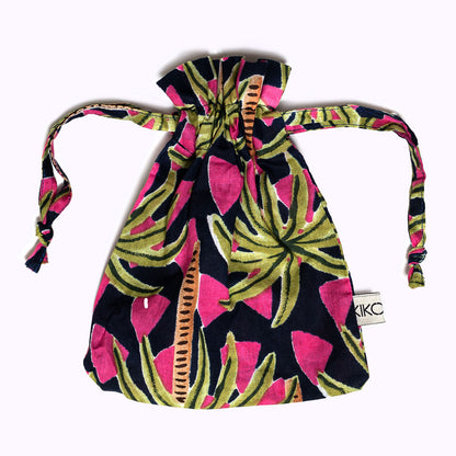 Baumwolltäschchen "Palms by Night"