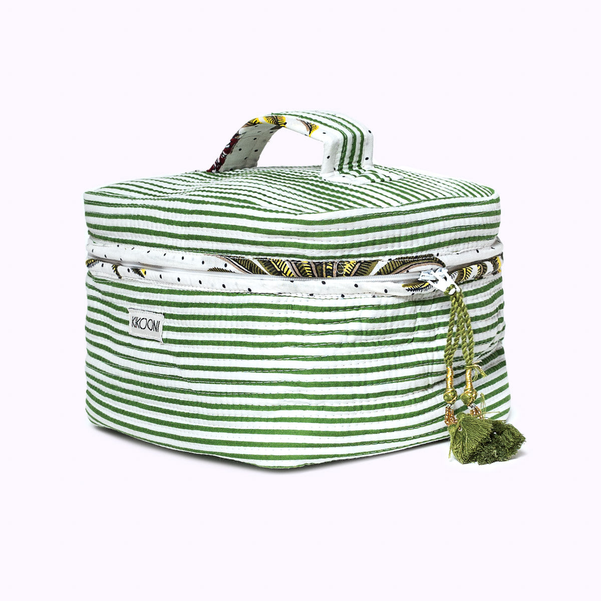 Große Kosmetiktasche BIG BEAUTY "Stripes with P"