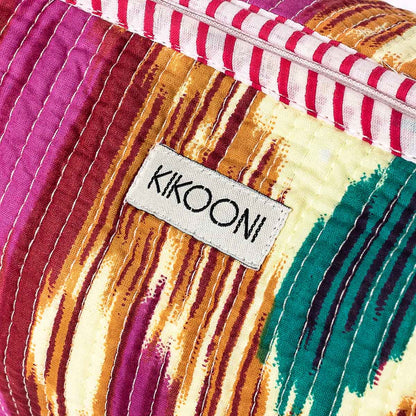 handmade cosmetic bag "Happy Ikat"