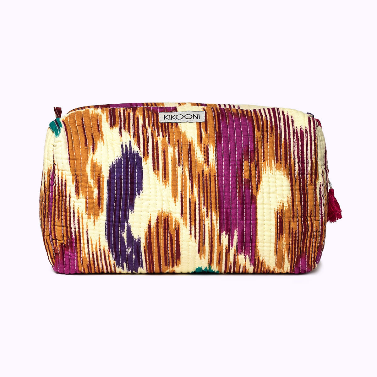 handmade cosmetic bag "Happy Ikat"
