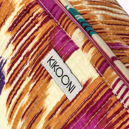 handmade cosmetic bag "Happy Ikat"