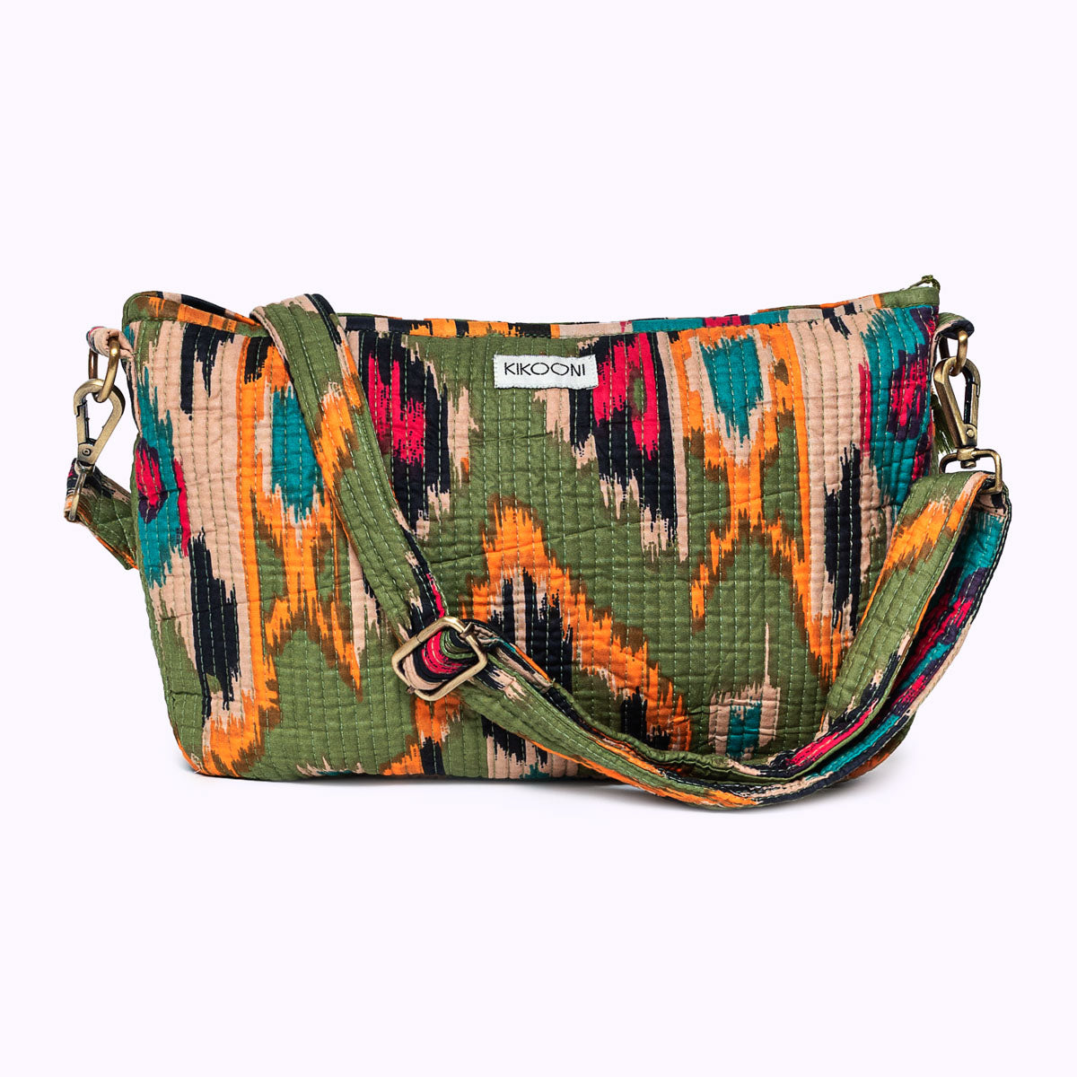 K - BAG "Green Ikat"