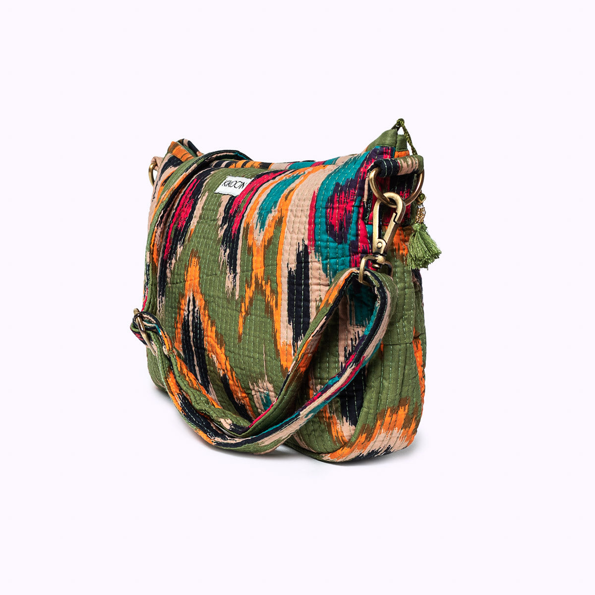 K - BAG "Green Ikat"