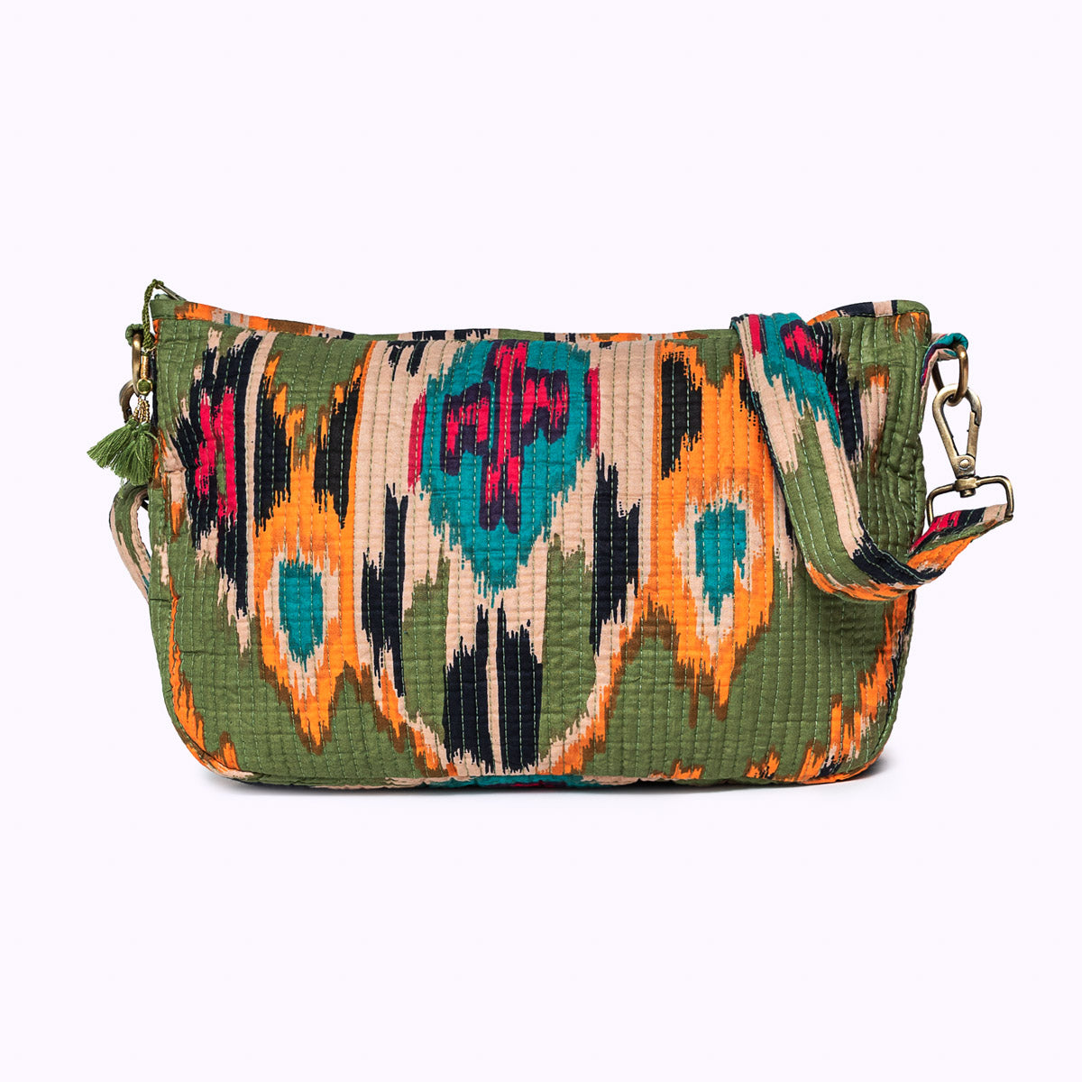 K - BAG "Green Ikat"
