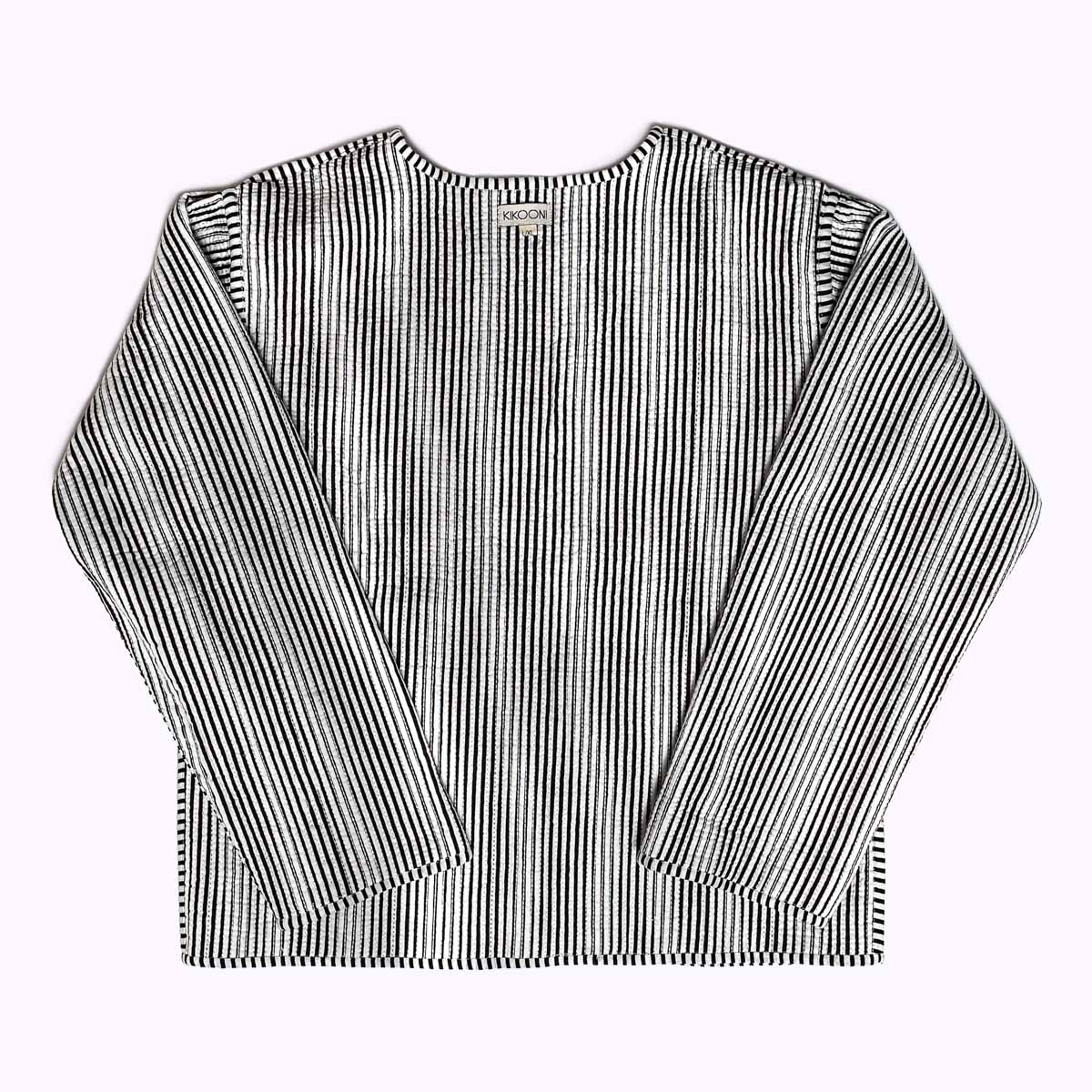 handgefertigte Baumwolljacke "black Leopard"