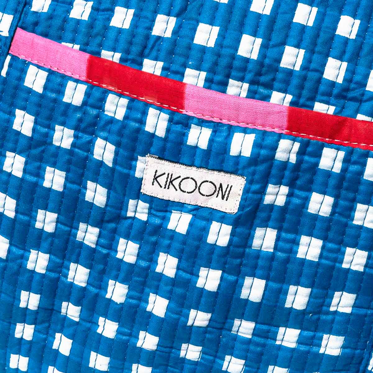 Große Reisetasche "Happy Checks" blue