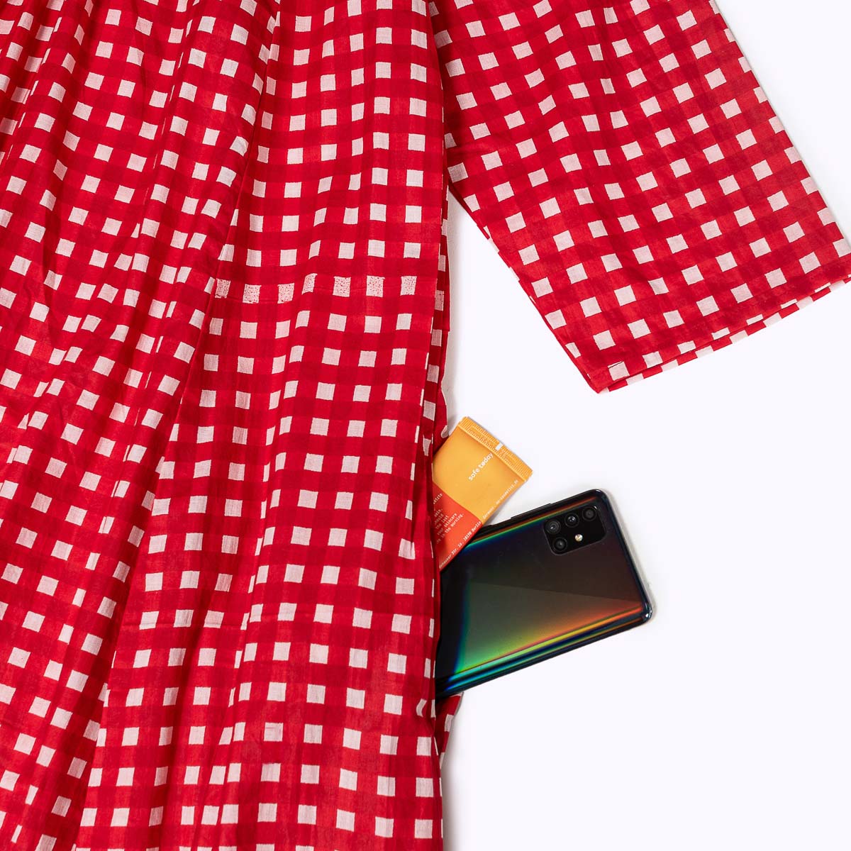 The Easy Dress "happy checks"
