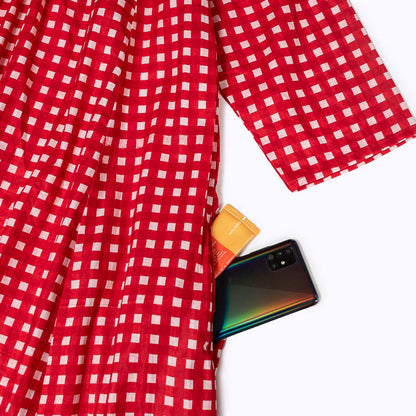 The Easy Dress "happy checks"