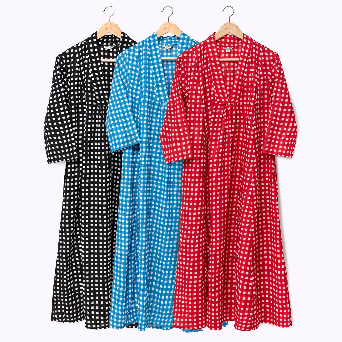 The Easy Dress "happy checks"