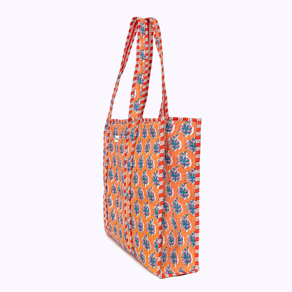 XL Artisan Shopper "Sunset Leaf"