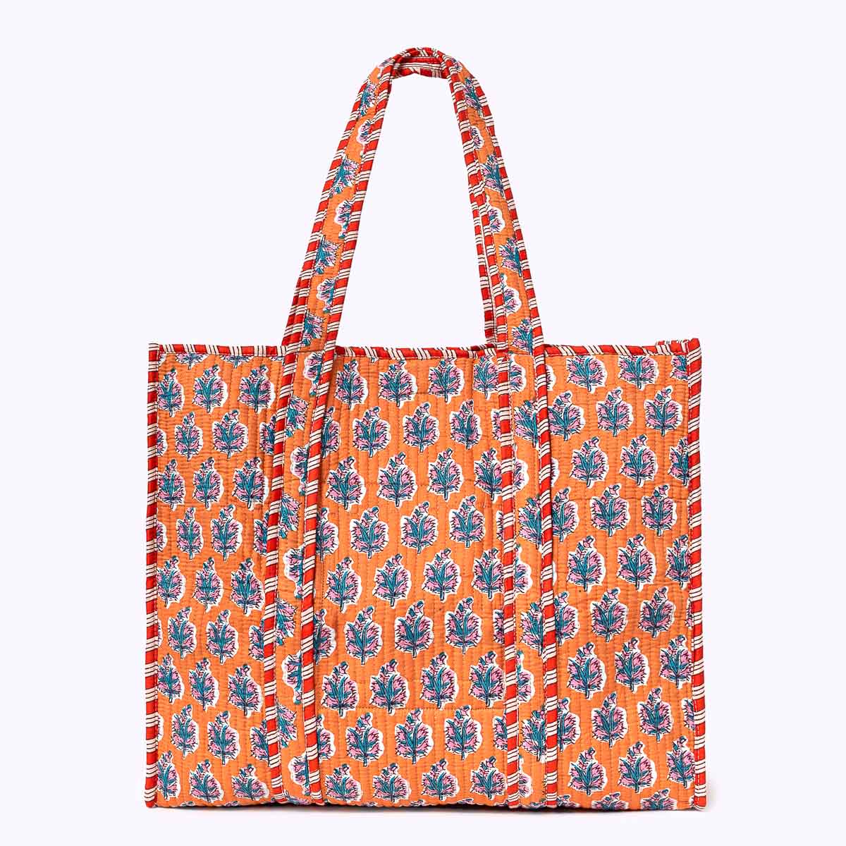 XL Artisan Shopper "Sunset Leaf"