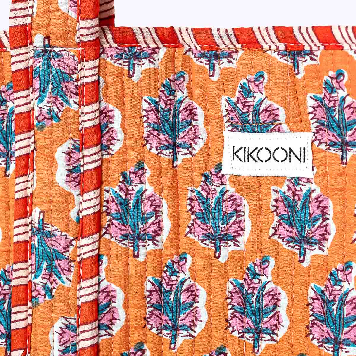 XL Artisan Shopper "Sunset Leaf"