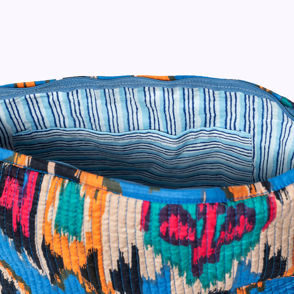 K - BAG "Blue Ikat"