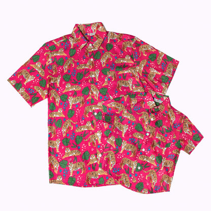 Kinderhemd „Pink Jungle"