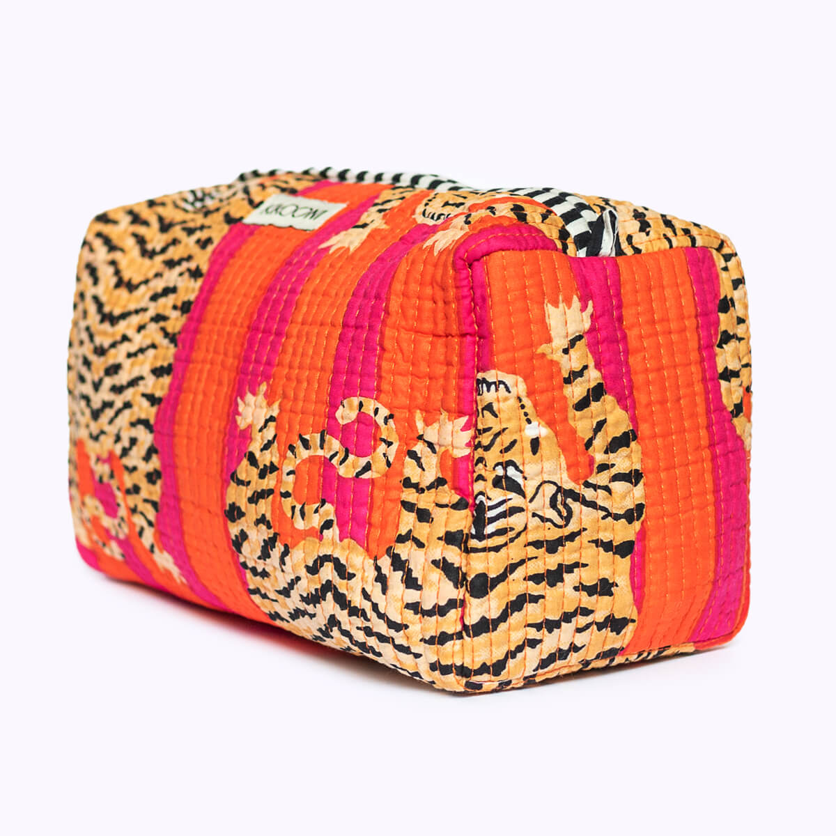 Handmade cosmetic bag "Poppy Tiger"