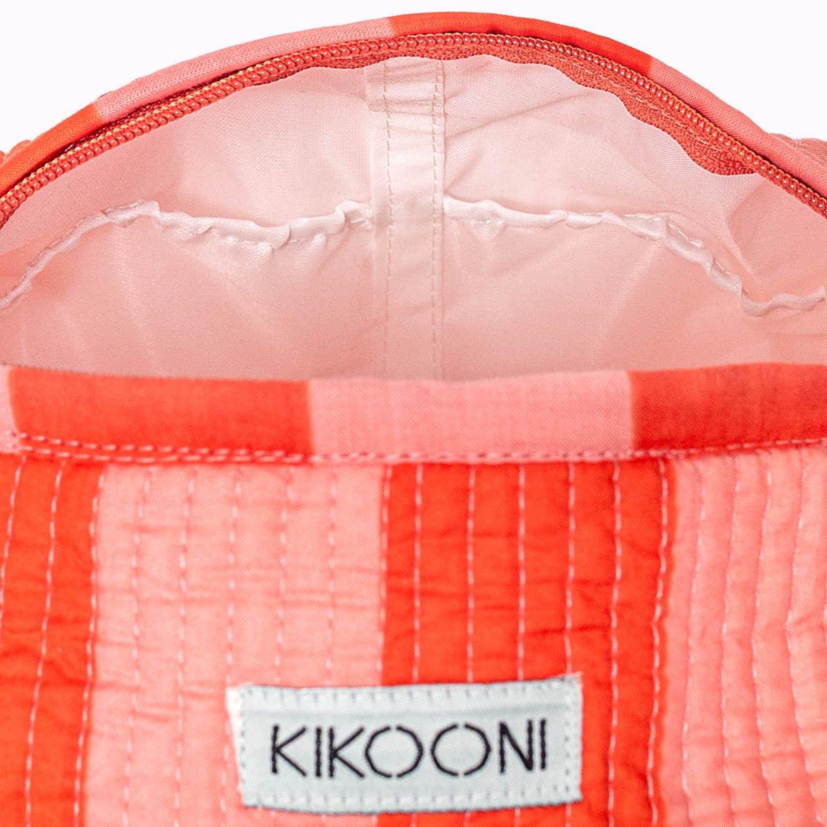 Kosmetiktasche "Bold Stripes" soft Tangerine