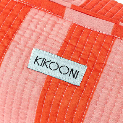 Kosmetiktasche "Bold Stripes" soft Tangerine